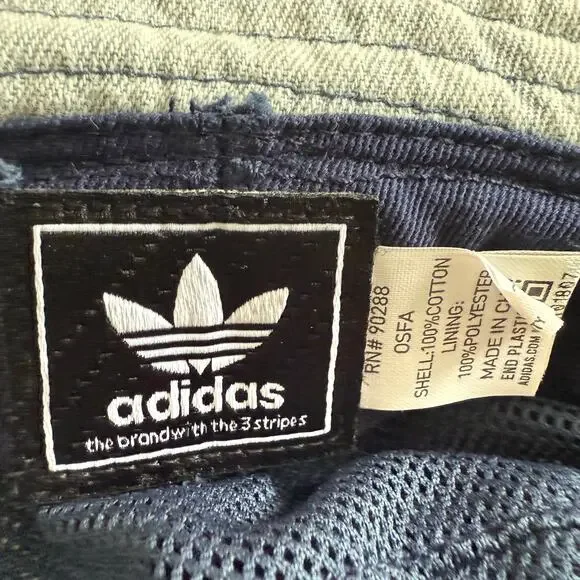 Adidas Blue Denim Unisex Originals Bucket Hat - Picture 5 of 11